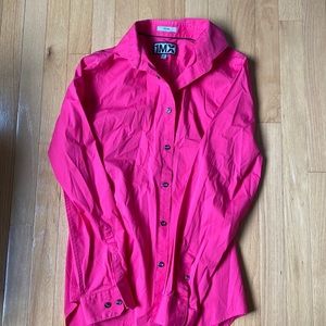 Men’s Express pink dress shirt